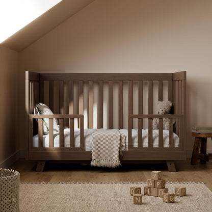 Storkcraft Beckett Grow-with-Me Convertible Crib (Hazelnut) – GREENGUARD Gold Certified, Converts to Toddler Bed & Daybed, Fits Standard Crib Mattress, Easy-to-Assemble