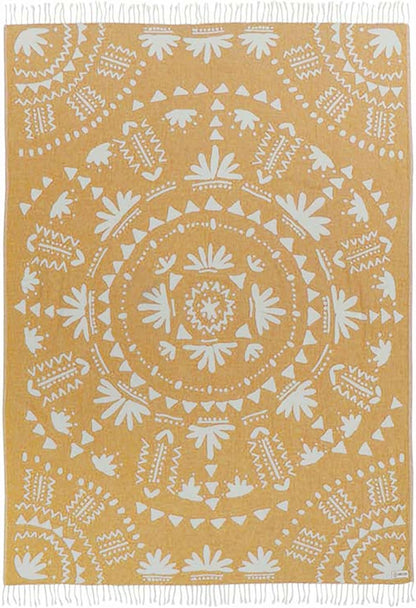 Sand Cloud Large Turkish Beach Towel - Sand Free - 100% Organic Turkish Cotton Yarn - Quick Dry Towel for Beach, Picnic Blanket or Throw - As Seen on Shark Tank - Boho Honey XL