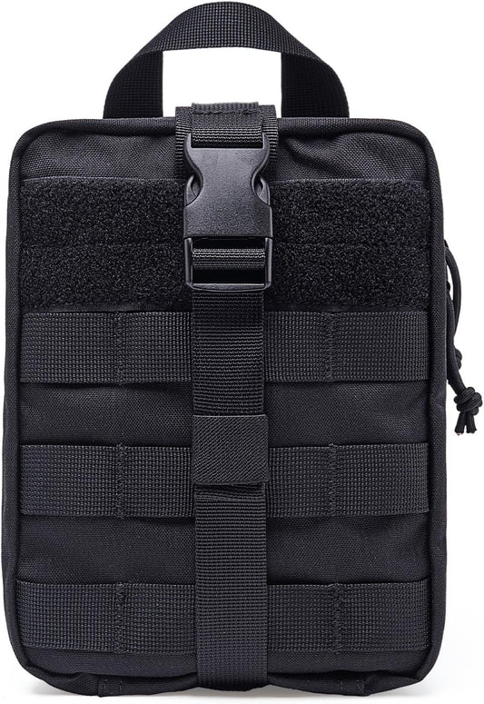 TSPRO MOLLE Tactical Medical Bag First Aid Kit EMT Pouch Rip-Away Utility IFAK Pouches for Military Outdoor Activities (Empty Med Bag Only)