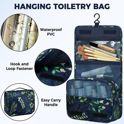 BAGAIL 9 Set Packing Cubes Luggage Packing Organizers for Travel Accessories