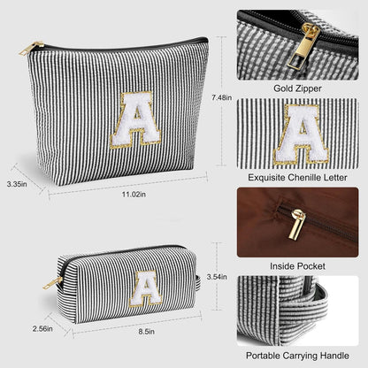 YOOLIFE Mothers Day Gifts for Mom, Makeup Bag Pouch for Sister Friend Female Her Mom | Birthday Gifts for Women Ever Mom In Law | Makeup Storage Bag Makeup Bag Set Bridesmaid Cosmetic Bag Black O