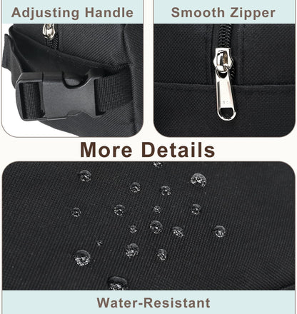 FlowFly Small Insulated Lunch box Portable Soft Bag Mini Cooler Thermal Meal Tote Kit with Buckle for Work, PlaidWithBuckle