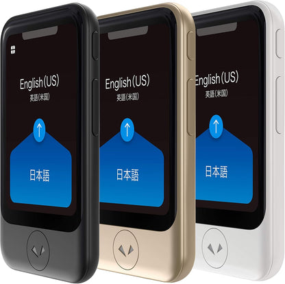 Pocketalk S Two-Way Voice Translator with 2-Year Built-in Data (White)