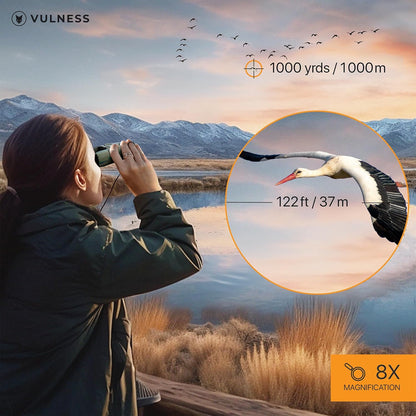 Small Binoculars for Adults and Kids | Cruise Ship Essentials Camping Bird Watching Travel Hiking Accessories Alaska Costa Rica Must Haves Packing List High Powered Mini Compact VULNESS (Camo, 8X21)