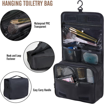 Veken 10 Set/8 Set Packing Cubes for Travel Essentials, Suitcase Organizer Bags in 4 Sizes, Carry-On Luggage Accessories with Large Laundry & Toiletry Bag, Must-Have for Airplane, Road Trip & Camping