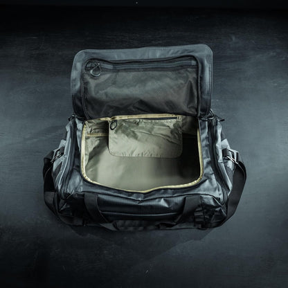 Eberlestock Hyllus Duffel Bag for Men - Durable, Water-Resistant, Small Men's Duffle Bag with Zipper Pockets, Ideal for Travel & Gym, Tactical Gear Bag, Hunting, Fishing, Camping - Dry Earth, 65L