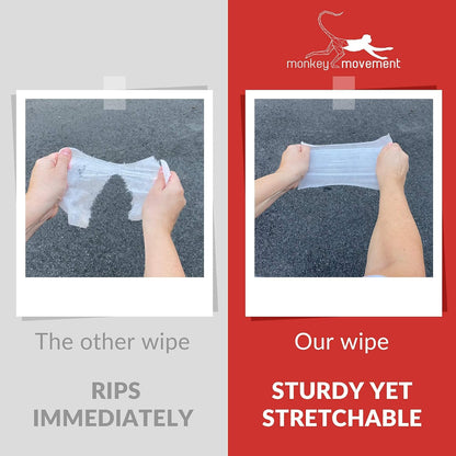 Dry Wipe Kit: 7200 Wipes (7" x 6"): Make Your Own Wet Wipes Using Your Preferred Cleaning Solution: 6 Mega Rolls + 4 Dispensing Buckets