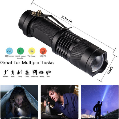 XUANLAN Emergency Survival Kit 13 in 1, Outdoor Survival Gear Tool with Survival Bracelet, Fire Starter, Whistle, Wood Cutter, Water Bottle Clip, Pen (Survival Kit 2)