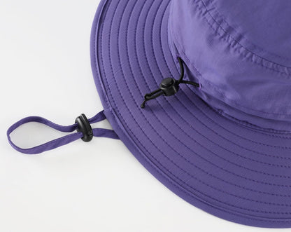 Connectyle Sun Hat for Men Women Outdoor UV Protection Safari Hat for Fishing Hiking Gardening Breathable Cowboy Hat UPF50