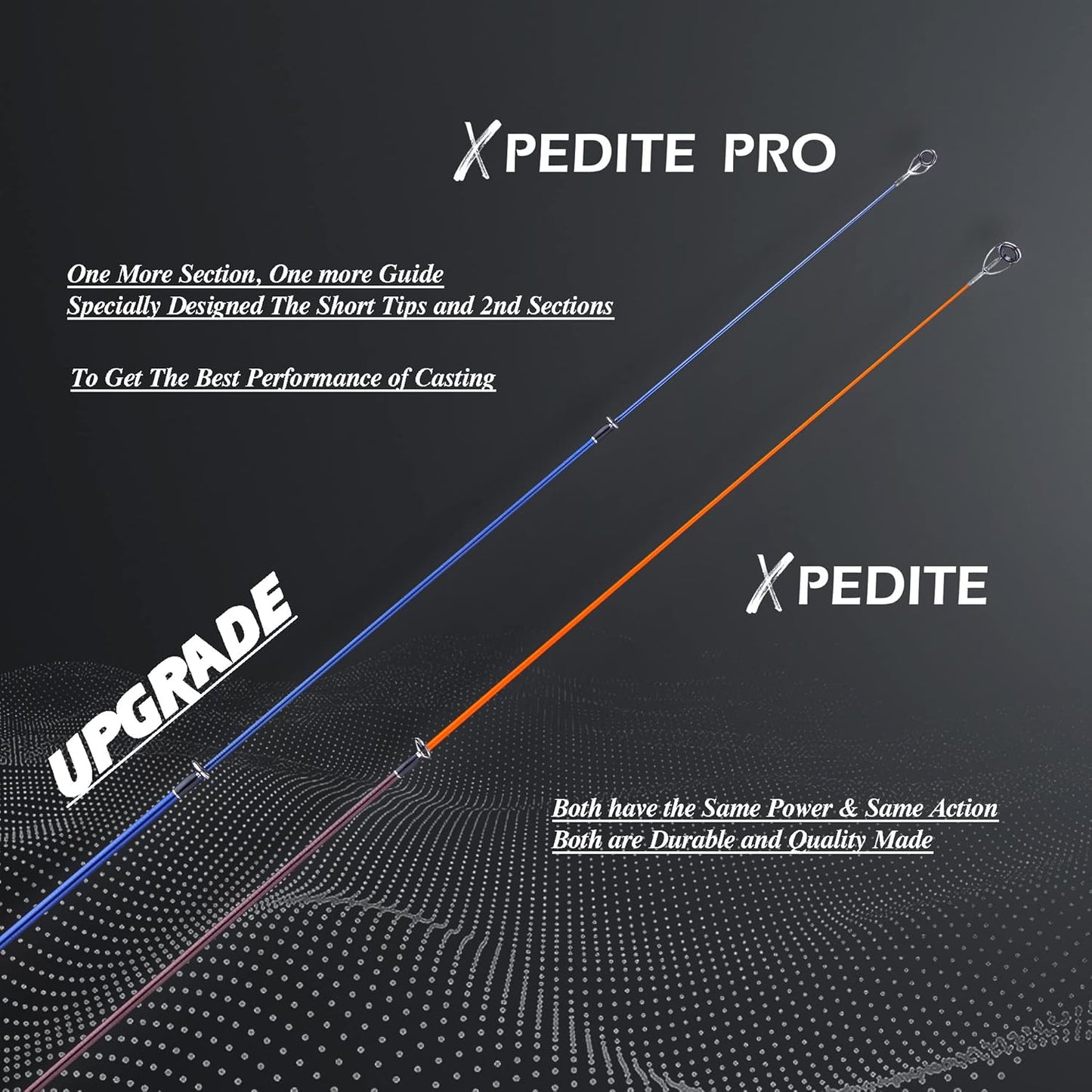 EOW XPEDITE PRO Portable Telescopic Casting and Spinning Fishing Rods, 24T Carbon Blanks & Solid Carbon Tip, Cork Handle, Travel Rod, Short Collapsible Rods