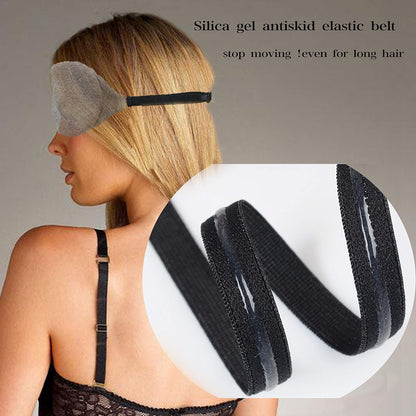 3D Eye mask for Sleeping,Machine Washable, Sleep Mask for Women, Blinder Blindfold Airplane (Black+Purple)