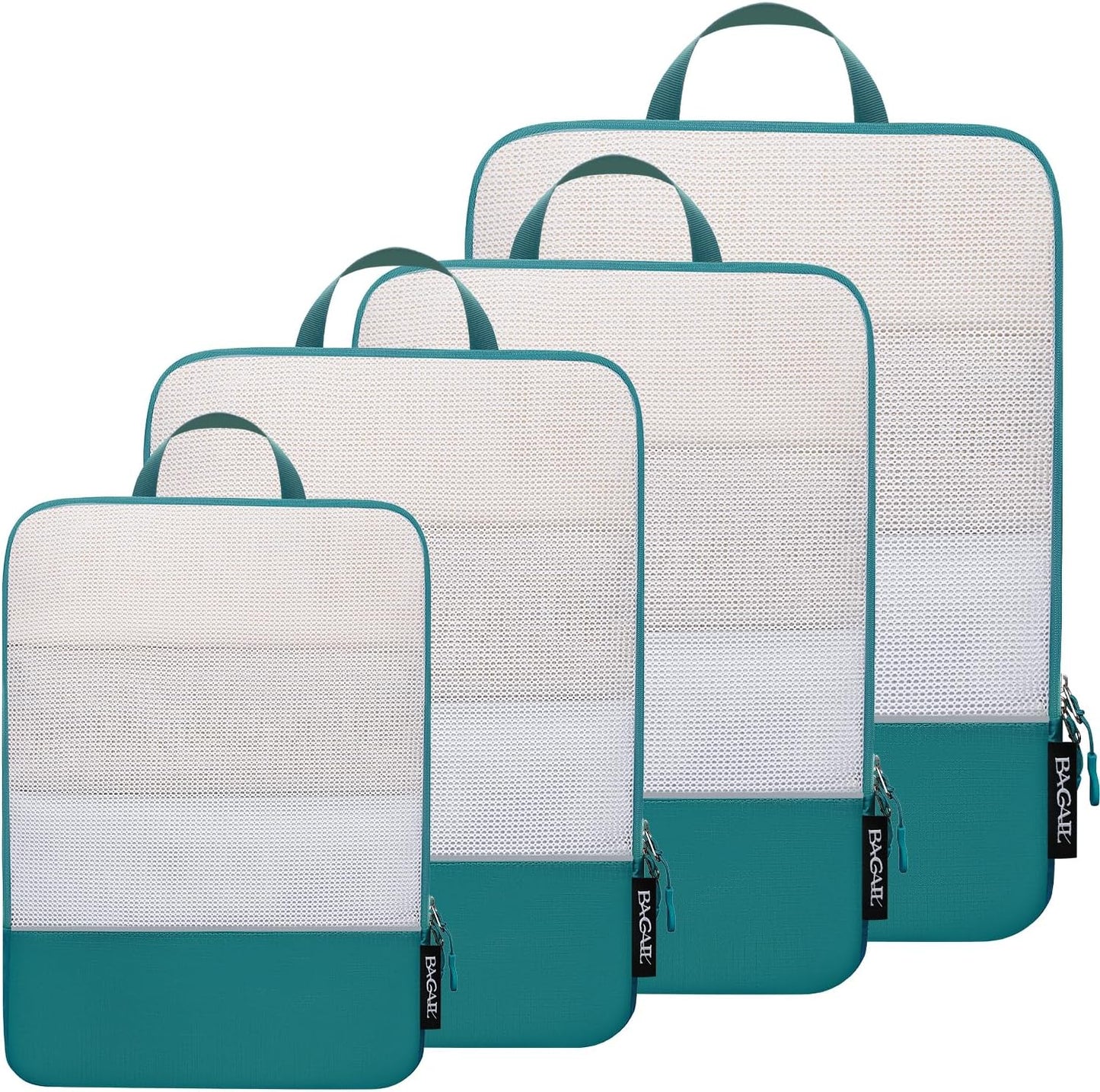 BAGAIL 4 Set/6 Set Ultralight Compression Packing Cubes Packing Organizer for Travel Accessories Luggage Suitcase Backpack