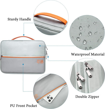 SELLYFELLY Electronics Travel Organizer, Double Layer Cable Organizer Bag Watreproof Electronics Accessories Storage Bag for Cord, Charger, Phone, Power Bank, Hard Drive