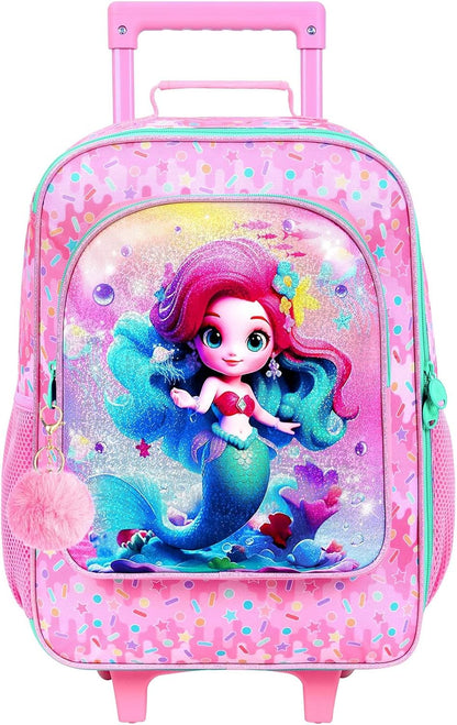 Kids Luggage for Boys Girls, Toddler Rolling Travel Carry on Suitcase with Wheels
