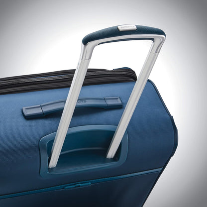 Samsonite Solyte DLX Softside Expandable Luggage with Spinner Wheels, Mediterranean Blue, 3-Piece Set (20/25/29)