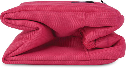 PackIt Freezable Snack Box, Magenta, Built with ECOFREEZE Technology, Collapsible, Reusable, Zip Closure with Buckle Handle, Designed For Work Snacks, Fresh Snacks On the Go, Adults, and All Ages