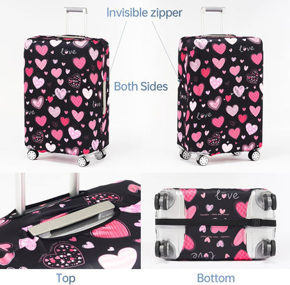 TRAVELKIN more than travel Luggage Covers For Suitcase Tsa Approved,Suitcase Cover Protector Fit 18-32 Inch Luggage
