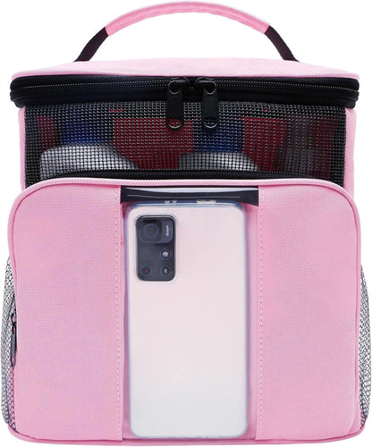 Mesh Shower Caddy,Portable HangingTravel Toiletry Bag Dorm Room Essentials for College Students Girls,Large Makeup Organizer for Full-Sized Toiletries,Travel Essentials for Women Girls Camping Beach