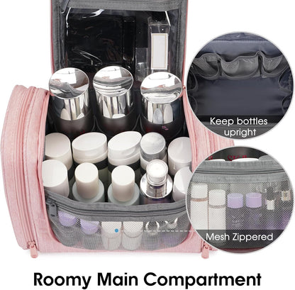 Narwey Hanging Toiletry Bag for Women Travel Makeup Bag Organizer Toiletries Bag for Cosmetics Essentials Accessories