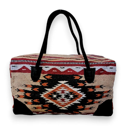 Southwestern Large Weekender Travel Bag Western Duffle Bag Boho Travel Bag (Del Rio)