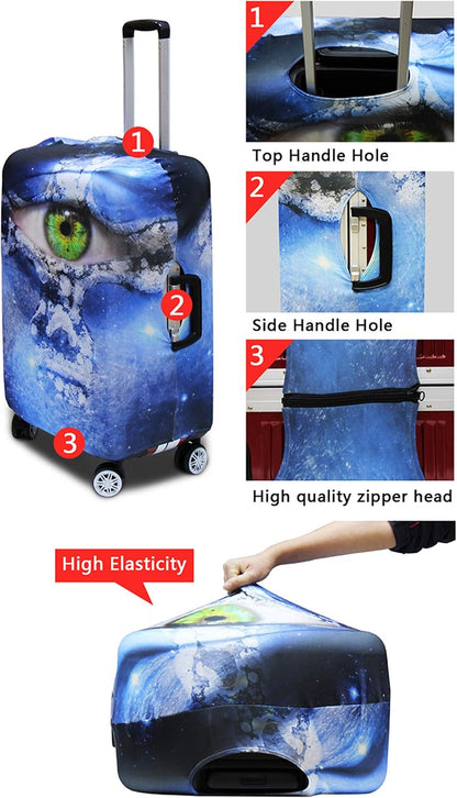 Sea Turtles Luggage Cover Anti-scratch Dustproof Suitvase Protector Fits 26-29 Inch