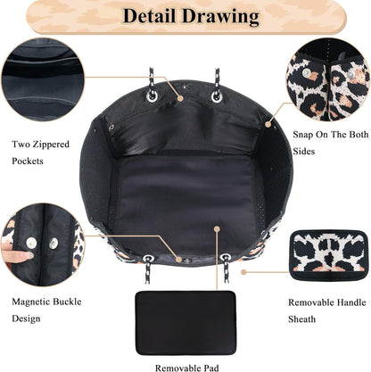 QOGiR Neoprene Multipurpose Beach Bag Tote with Inner Zipper Pocket … … … …