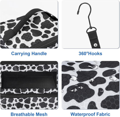 Suitcase Organizer, Travel Luggage Organizer Portable Hanging Travel Shelves Collapsible Hanging Packing Cubes for Carry on Suitcase