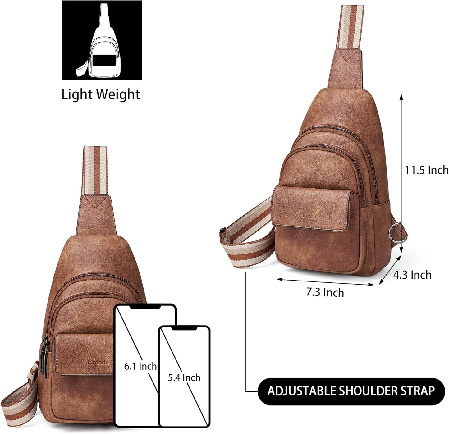 Sling Bag Crossbody Bags for Women Small Cross Body Bag Fanny Packs Chest Sling Purse for Daily Travel Leisure Sport