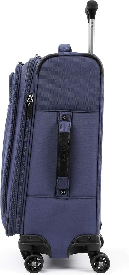 Travelpro Tourlite Softside 2-Piece Set, Expandable Luggage with 4 Spinner Wheels, Lightweight Suitcase, 21" Carry-On, 29 Check Large, Blue
