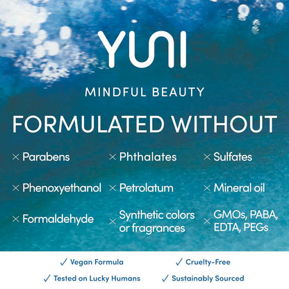 YUNI Beauty Large Body Wipes, Peppermint Citrus, 12 Count, Compostable, Biodegradable, No Rinse Body Cleanser, On-the-Go Shower Alternative