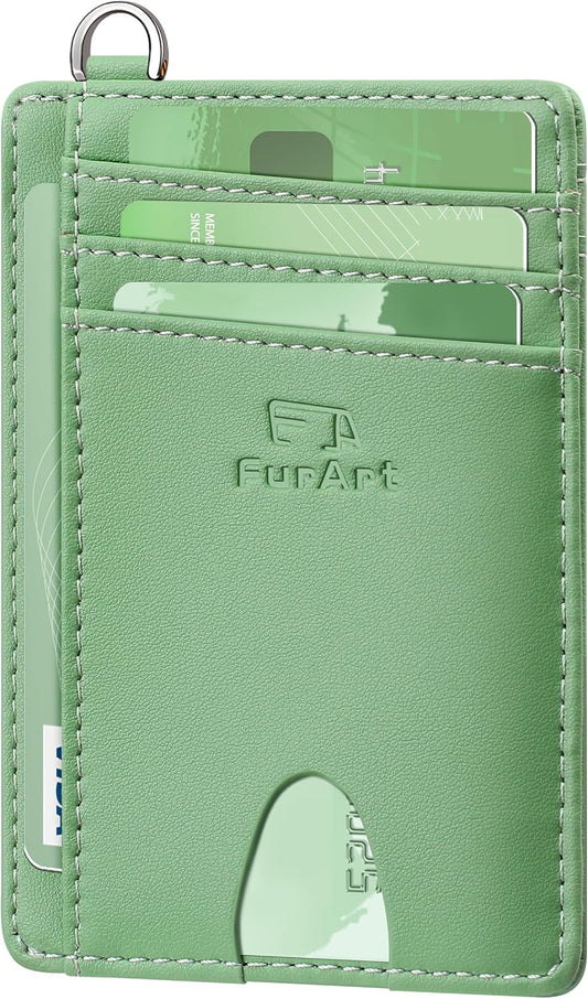 FurArt Slim Minimalist Wallet, Front Pocket Wallets, RFID Blocking, Credit Card Holder for Men & Women