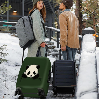 ANNA QUEEN Panda Luggage Cover, Cute Panda Design Suitcase Protector, Stretchable Washable Travel Sleeve for 20-22 Inch Luggage