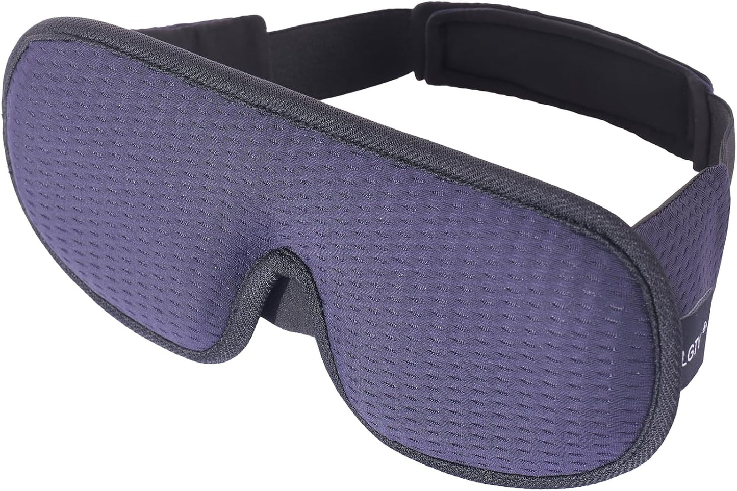 Sleep Mask for Men and Women 3D Contoured Eye Mask Patented Adjustable Light Blocking Night Mask for Sleeping (Blue)