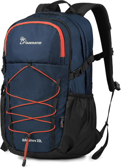 MOUNTAINTOP Hiking Backpack,25L Camping Backpack, Men Women Hiking Daypack Lightweight Travel Backpack for Camping Climbing Skiing Cycling