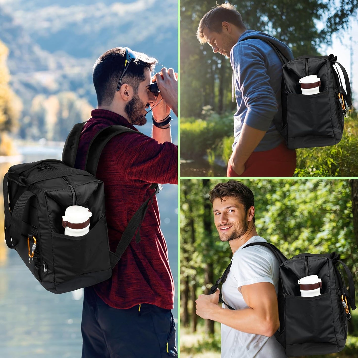 Tirrinia Cooler Backpack Waterproof Insulated for Men & Women,36 Cans Soft Leakproof Cooler Backpack, Portable Cooler for Camping, Beach, Fishing, Picnic, Travel, Outdoor