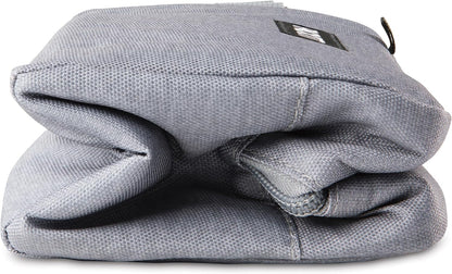 PackIt® Freezable Snack Box, Gray Fog, Built with ECOFREEZE® Technology, Collapsible, Reusable, Zip Closure with Buckle Handle, Designed For Work Snacks, Fresh Snacks On the Go, Adults, and All Ages