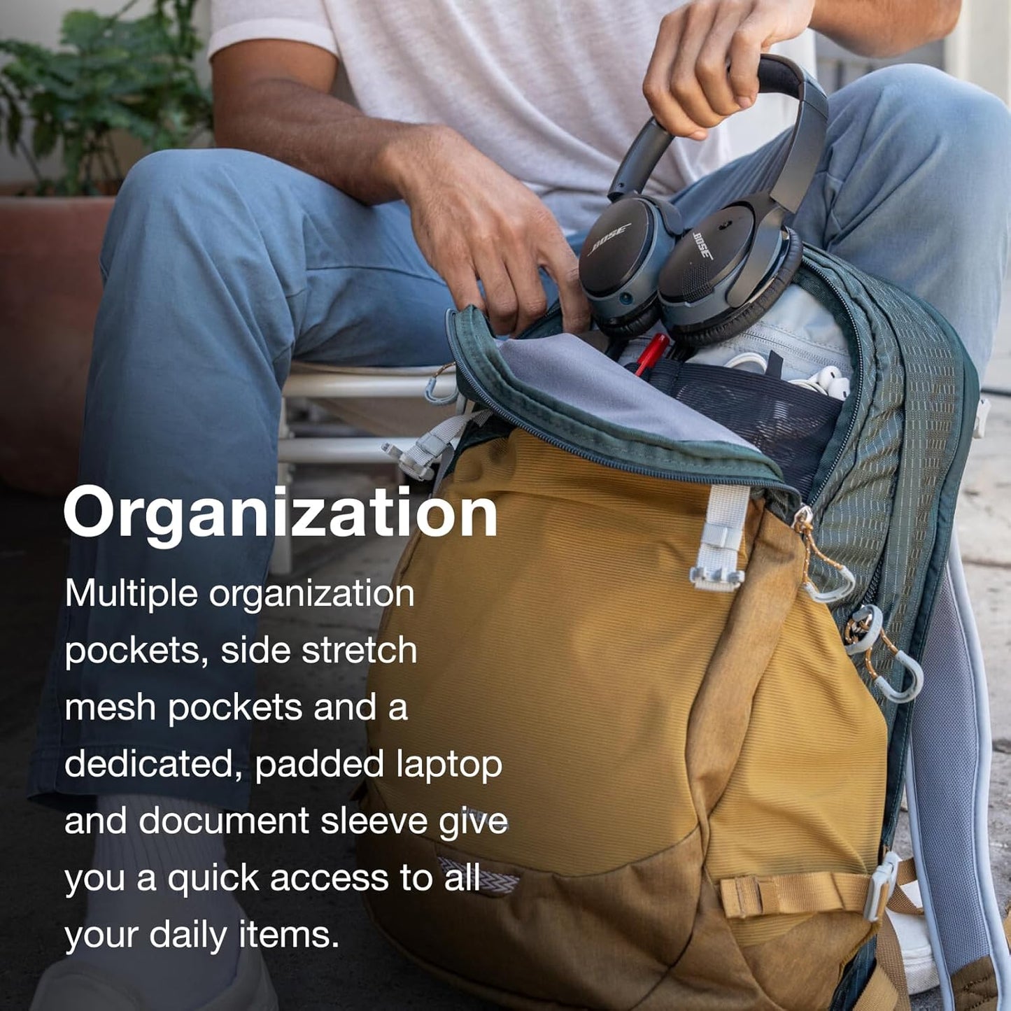 Osprey Nebula Commuter Backpack, Cascade Blue/Coal Grey Heather