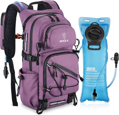 NOOLA Hydration Backpack with 3L Water Bladder, 22L Water Backpack for Hiking Cycling Running Biking, Lightweight Hiking Pack