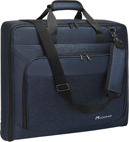 Modoker Suit Luggage Garment Bag with Shoulder Strap, Suit Carry on Bag Hanging Suitcase Garment Bags for Men Women Business Travel