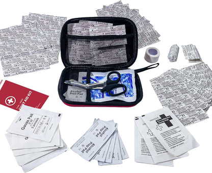 All-Purpose First Aid Kit 184 Pieces, Emergency Kit for Home, Travel, Car, Business, Worksite and Office, Portable Emergency Supplies for Minor Cuts, Scraps, Sprains & Burns
