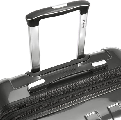 DELSEY PARIS Helium Aero Hardside Expandable Luggage with Spinner Wheels, Brushed Charcoal, 2-Piece Set (21/24)