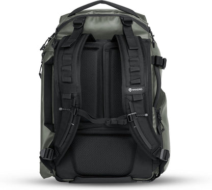 WANDRD TRANSIT Travel Backpack (45L): Large Expandable Carry-On Adventure Bag – Weather-Resistant Travel Backpack with Laptop Sleeve, Dual Side Access & Hidden AirTag Pocket