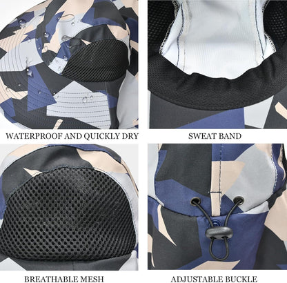 Sun Hat for Men Women with Neck Flap,UPF 50+ UV Protective Hiking Fishing Hats,Wide Brim Sun Hat for Women&Men