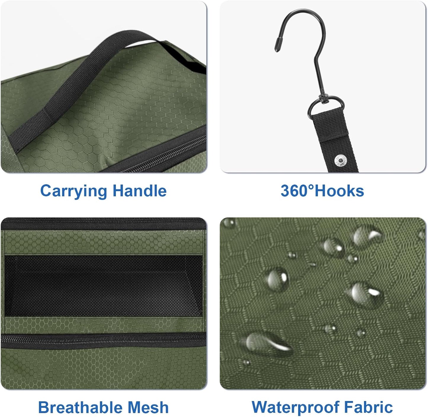 Suitcase Organizer, Travel Luggage Organizer Portable Hanging Travel Shelves Collapsible Hanging Packing Cubes for Carry on Suitcase