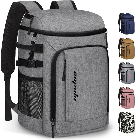 Capolo 36/45 Cans Cooler Backpack Insulated Waterproof for Women Men Lunch Backpack Coolers Leak Proof Soft Cooler Bags