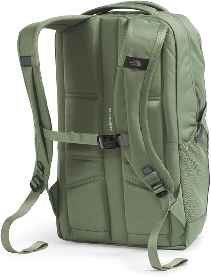 THE NORTH FACE Jester Everyday Laptop Backpack | Commuter Daypack with Water Repellent Finish, 16" Laptop Sleeve, Huge Main Compartment, Bark Mist/TNF Black, One Size