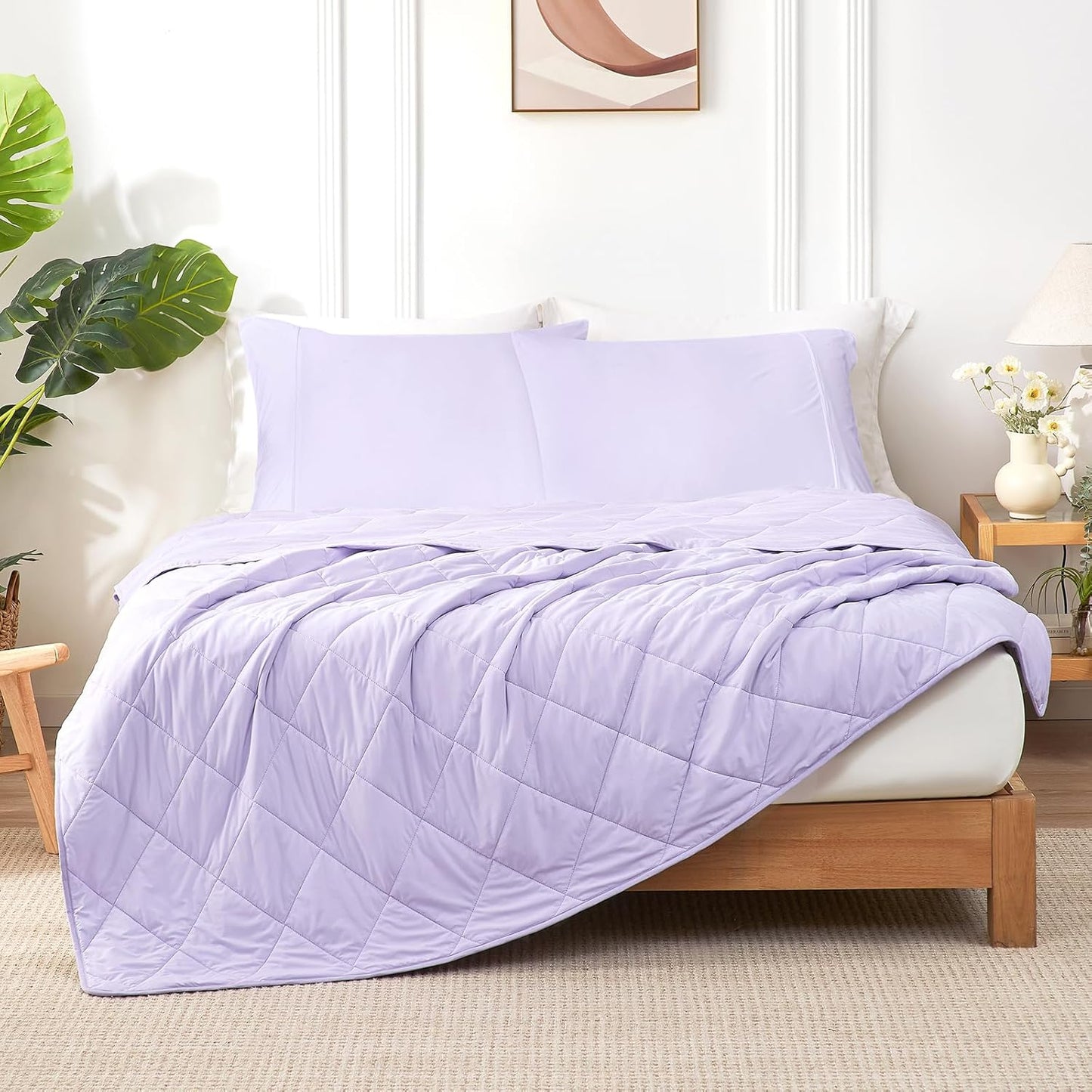 Cozy Bliss Cooling Blanket for Hot Sleepers, Q-Max 0.4 Cooling Comfort King Size, Cold Blankets for Night Sweats Sleeping, Ultra-Cool Lightweight Breathable Summer Blanket for Bed