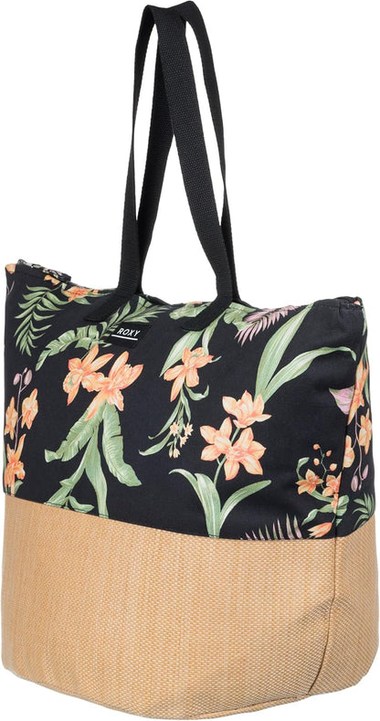 Roxy Women's Beach Tote Bag | Travel | Vacation | Straw | Lightweight | Breathable