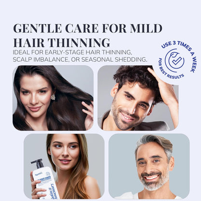 Biotin & Rosemary Shampoo for Hair Growth: Hair Loss Shampoo for Thinning Hair Infused with Nutrient Rich Ingredients for Hair thickening Sulfate Free 10 fl oz