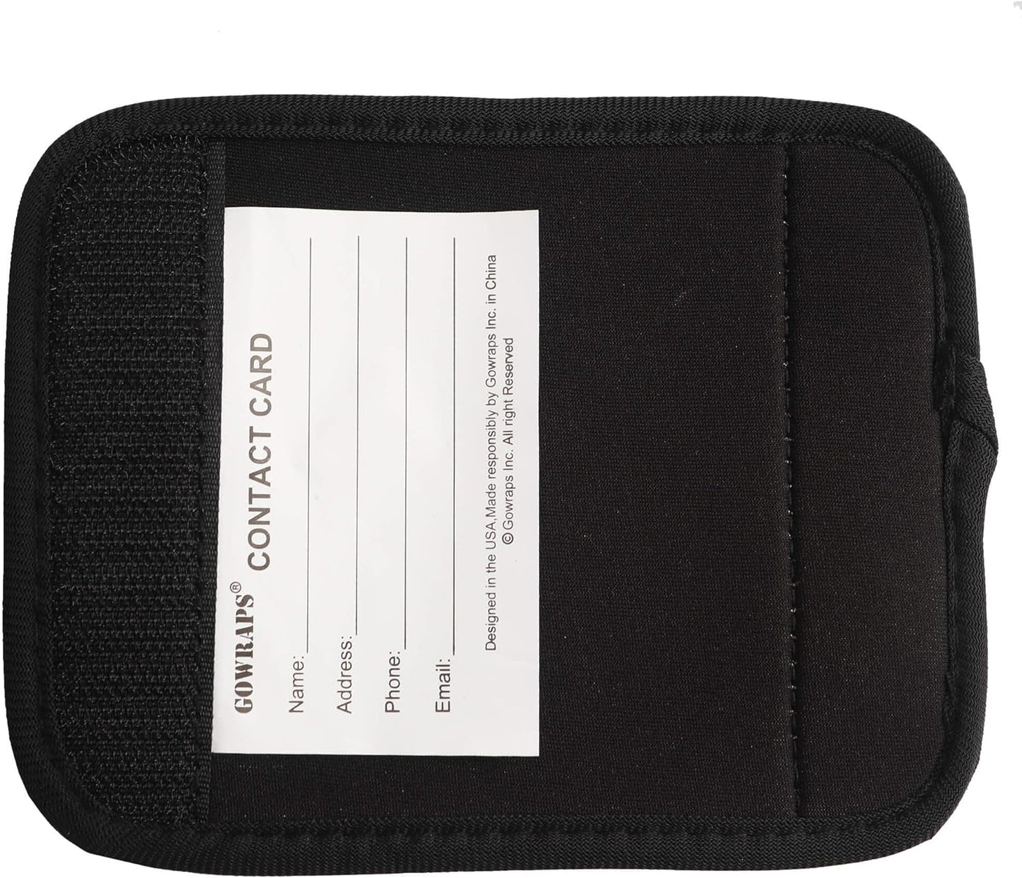 Neoprene Luggage Handle Wraps for Traveling Bright Color Luggage Tags|Handle Wraps|Handle Covers (Blue)